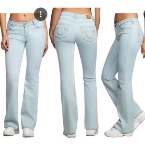 True Religion Manchester United Fey Flare Jeans Size 24
